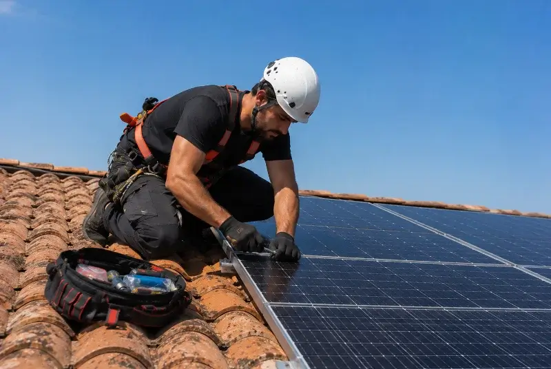 Maintenance et monitoring de panneaux solaires à Marignier