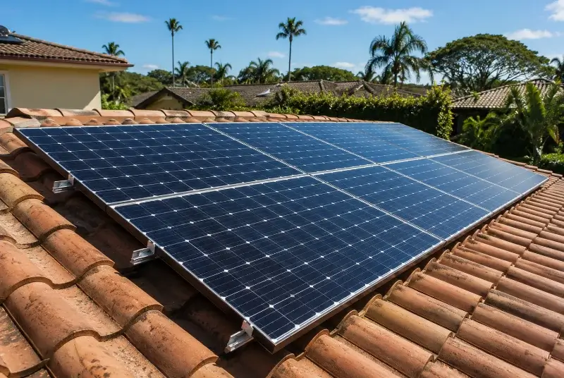 Installation de panneaux solaires à Marignier